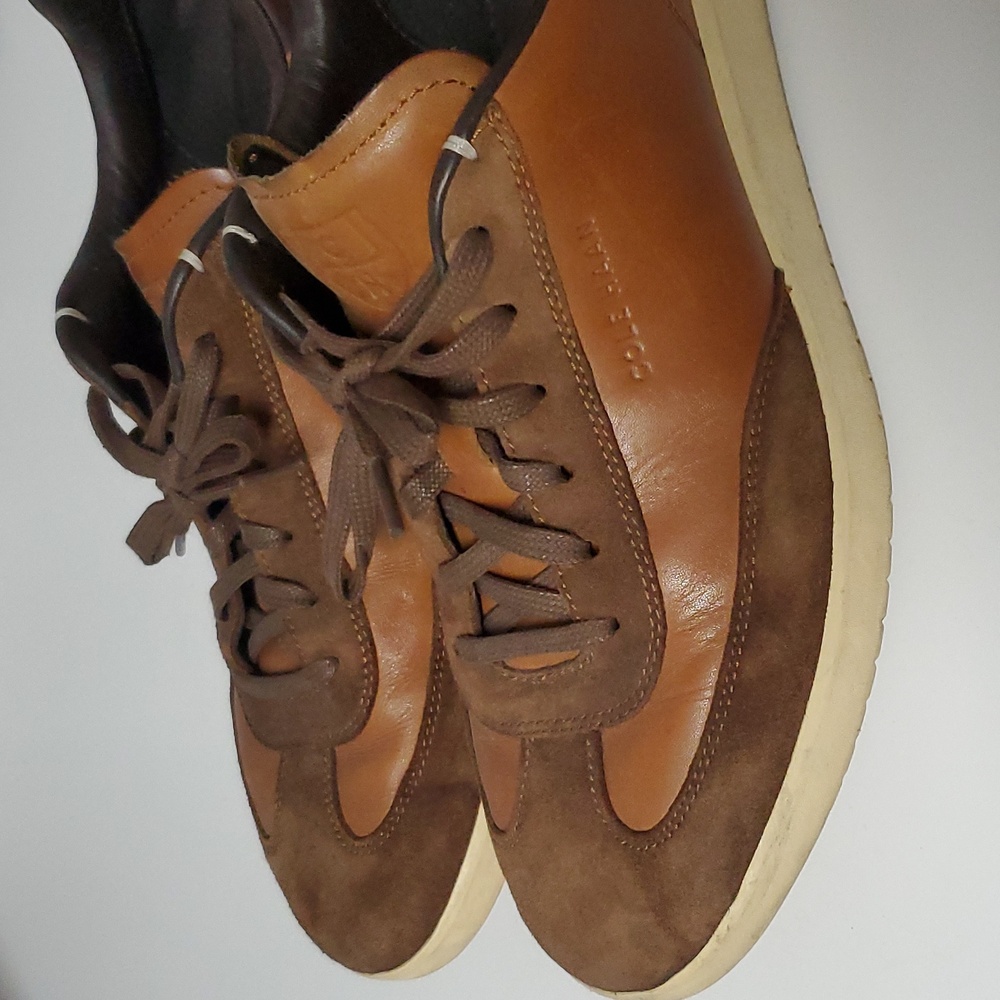 Cole Haan Vintage Cleat Shoes Sneakers Brown 10